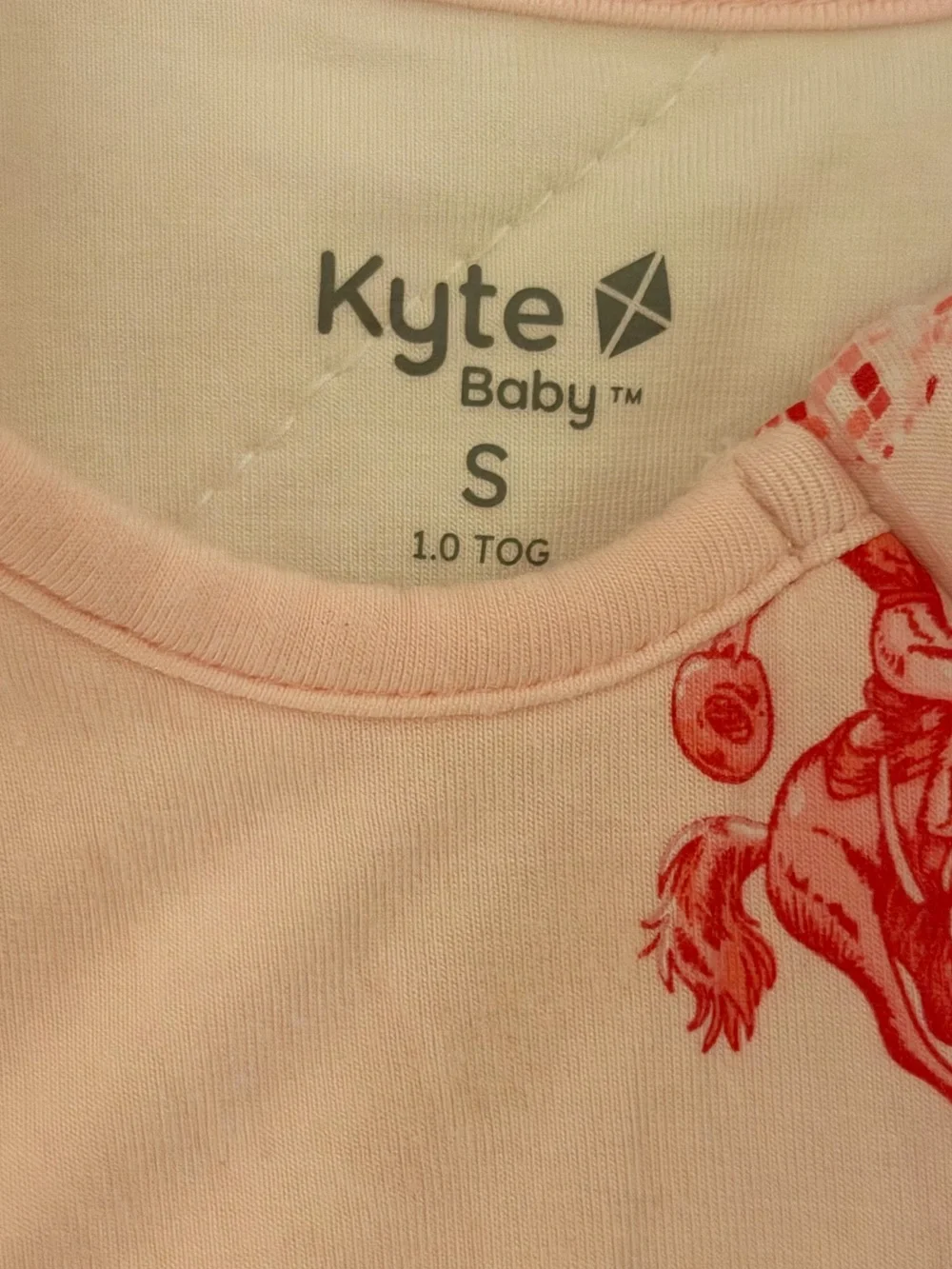 Kyte BABY Pink Western Sleeveless Sleep Bag 1.0 tog Small